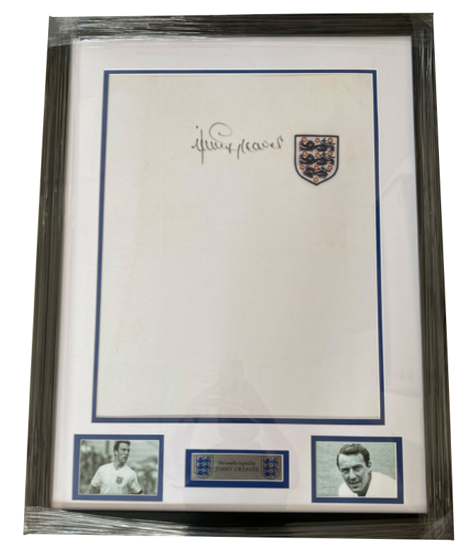 Jimmy greaves discount signed shirt