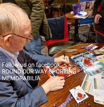Load image into Gallery viewer, Nottingham Forest signed European cup winners. Topps cards and orginal mirror.