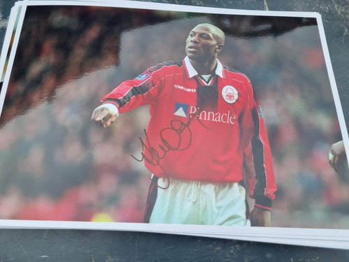 Kevin Campbell signed Nottingham Forest photo