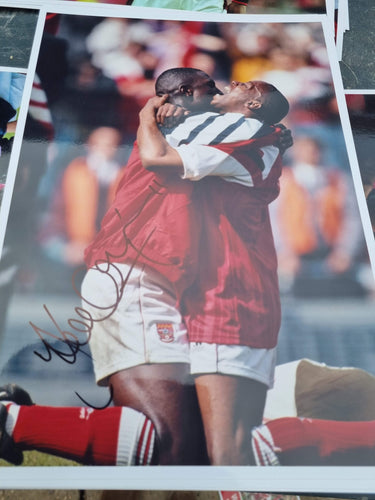 Kevin Campbell signed Arsenal photo
