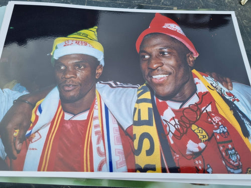 Kevin Campbell signed Arsenal photo