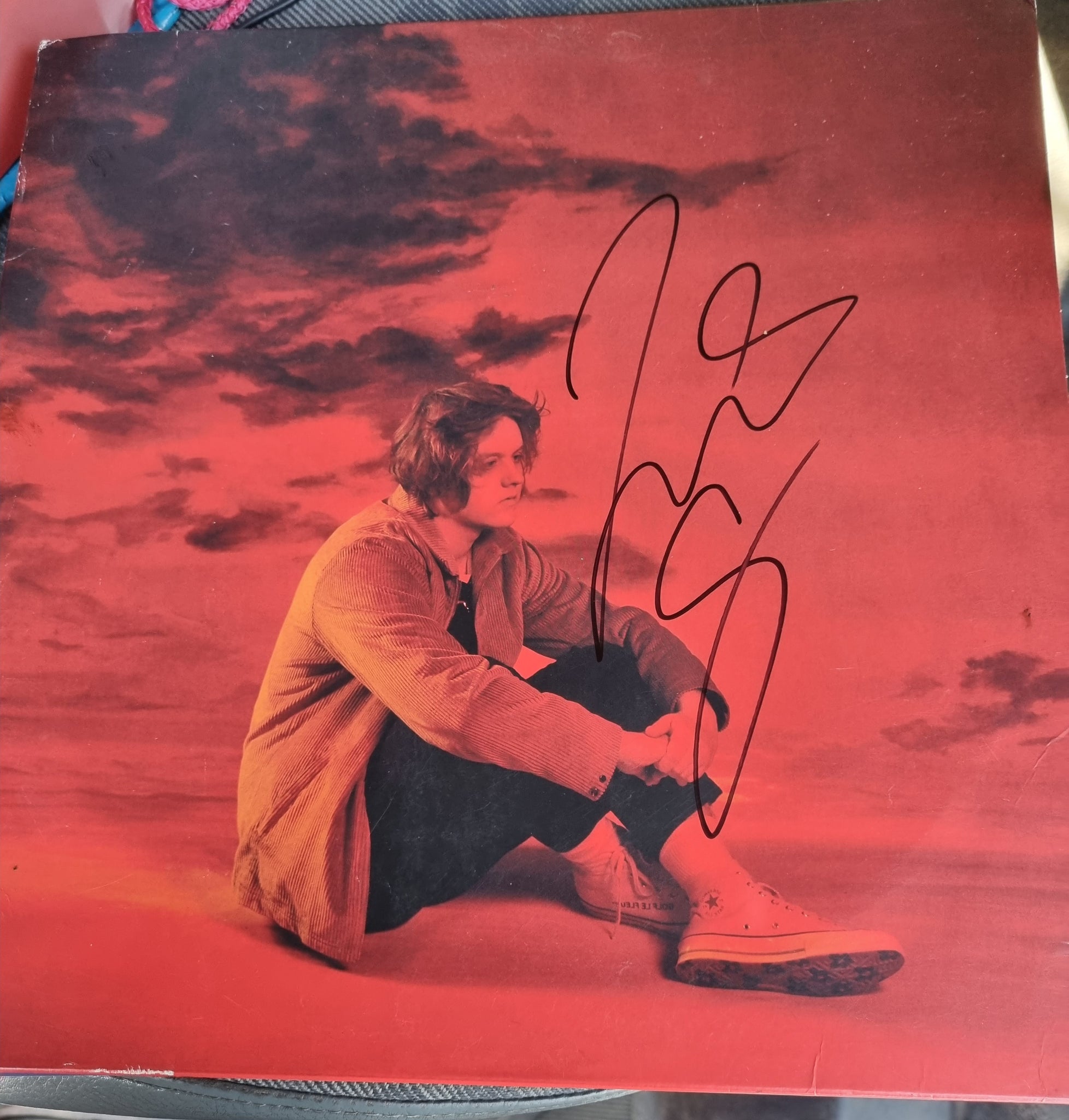 Hand signed Lewis Capaldi vinyl album