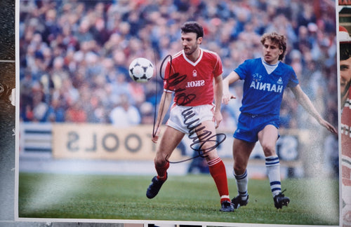 Signed Garry Birtles Nottingham Forest photo