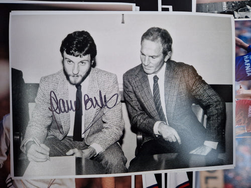 Signed Garry Birtles Manchester United photo