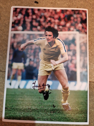 Frank Gray signed Leeds United photo