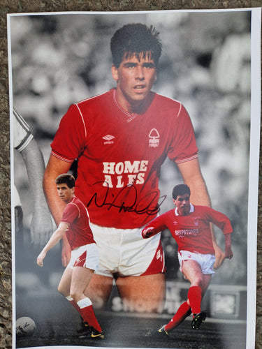 Signed Neil Webb Nottingham Forest montage