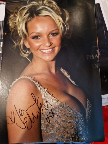 Jennifer Ellison hand signed photo