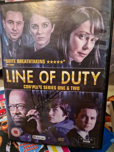 line of duty dvd.Signed by Vicky McClure