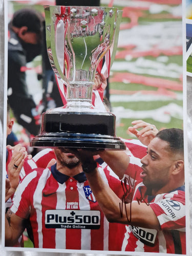 Signed Rehan Lodi Athetico Madrid