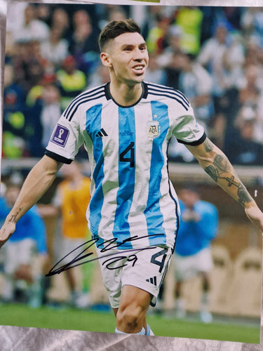 Signed Gonzalo Montiel Argentina photo