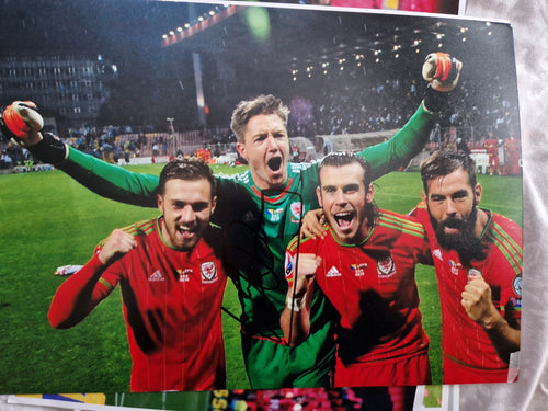 Signed Wayne Hennessey Wales photo