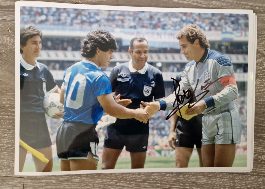 Peter Shilton signed England photo