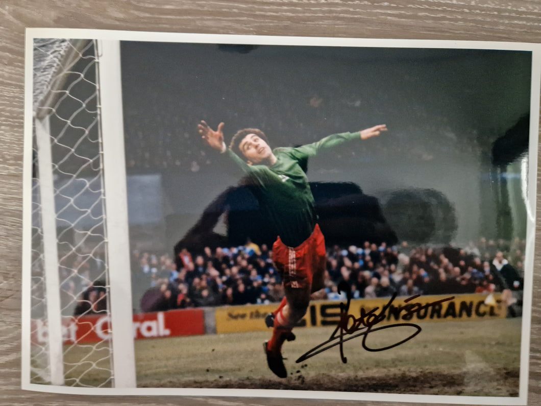 Signed Nottingham Forest Photo.Peter Shilton