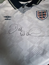 Load image into Gallery viewer, Signed England shirt Itailia 90.Des Walker