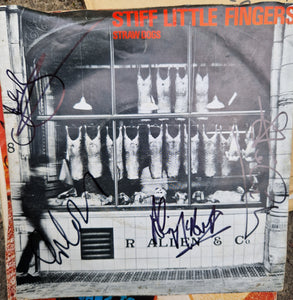 Signed vinyl single record Stiff Little Fingers