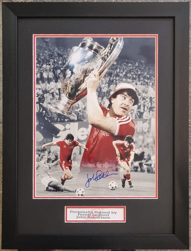 Signed John Robertson Nottingham Forest Montage