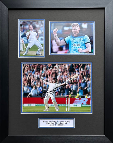 Ben Stokes England skipper signed montage