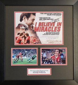 Trevor Francis signed I Believe in miracles montage