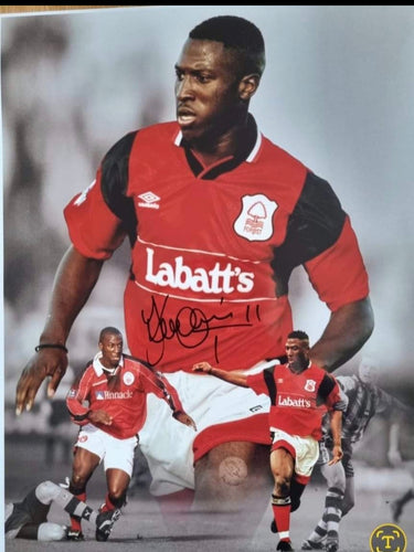 Kevin Campbell Nottingham Forest signed montage