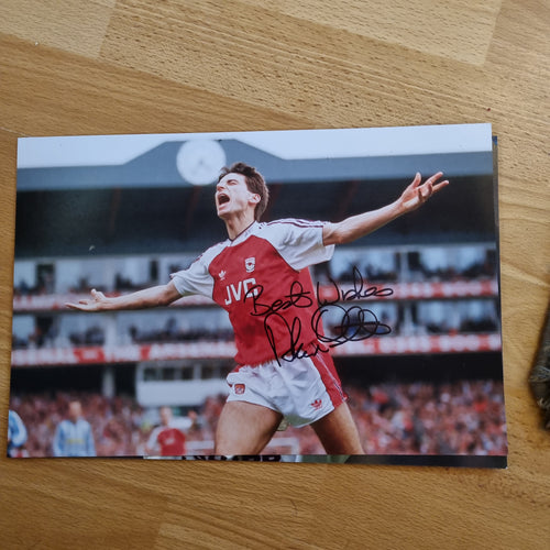 Signed Alan Smith Arsenal photo