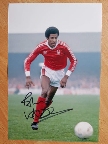 Signed Viv Anderson photo