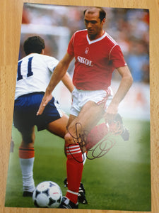 Signed Johnny Metgod Nottingham Forest