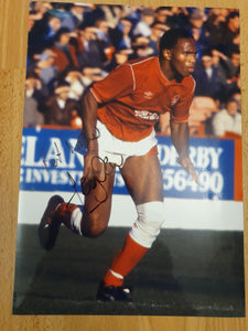 Signed Franz Carr Nottingham Forest