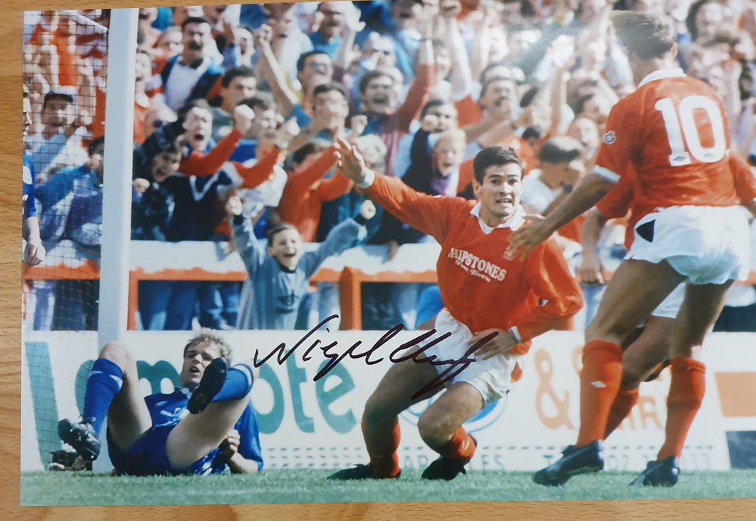 Signed Nigel Clough Nottingham Forest