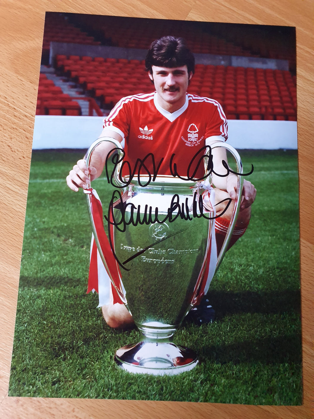 Signed Garry Birtles Nottingham Forest