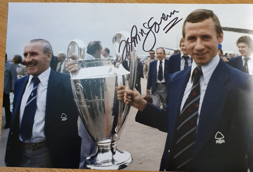 Signed John Mcgovern Nottingham Forest