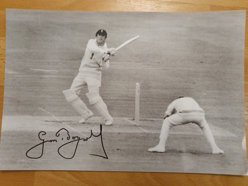Geoff Boycott signed