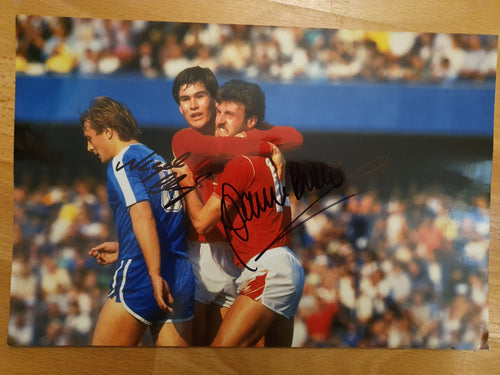 Signed Clough n Birtles Nottm Forest