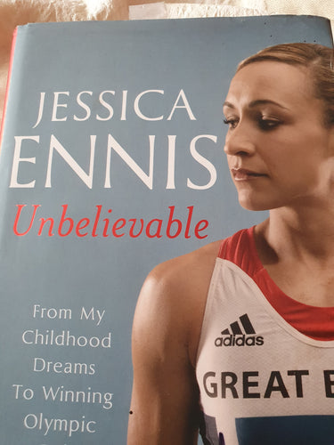 Signed Jessica Ennis hill book