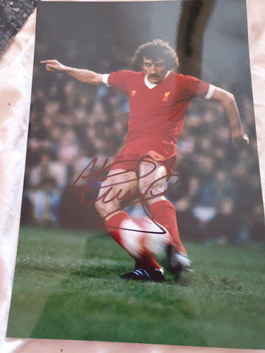 A4 signed Liverpool Alan Kennedy