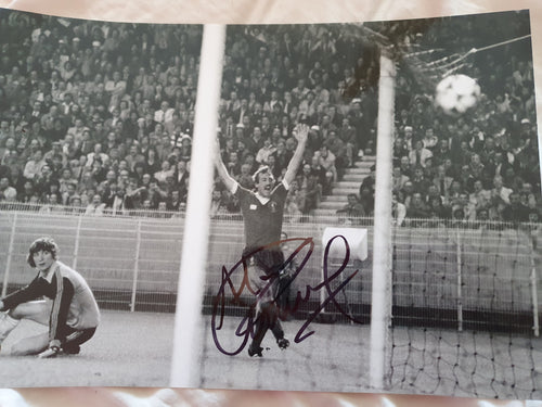 A4 signed Alan Kennedy Liverpool