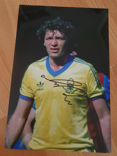 A4 signed David Needham Nottingham Forest