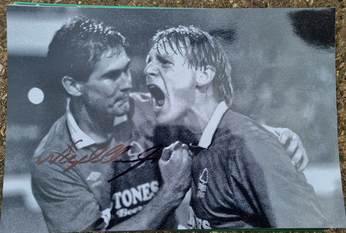 Signed Nigel Clough Nottingham Forest