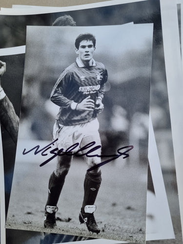 Official press photo.Signed Nigel Clough
