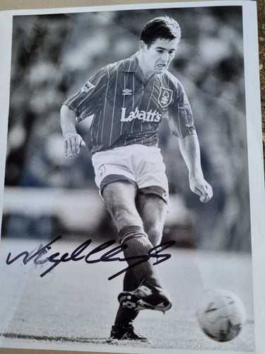 Official press photo.Signed Nigel Clough