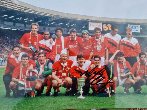 Nottingham Forest Signed Nigel Clough photo