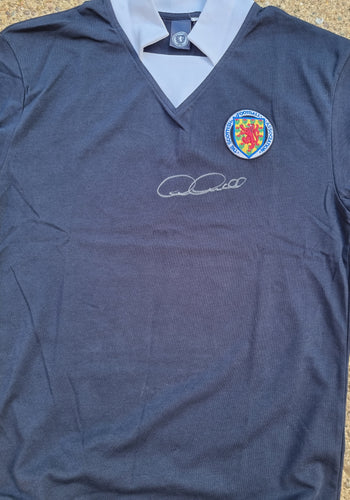 Scotland 78 shirt signed Archie Gemmill