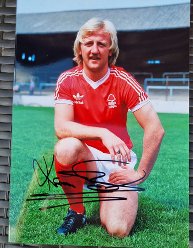 Kenny Burns Nottingham Forest signed