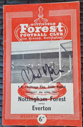 Signed Nottm Forest fa cup 1/4 final programme