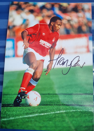 Signed Franz Carr Nottingham Forest