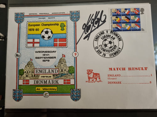 Signed First day cover.Kevin Keegan