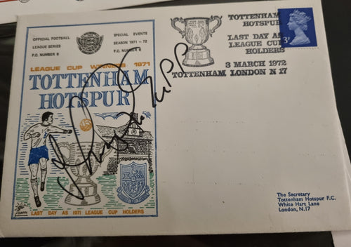 Signed first day cover.signed Harry Redknapp