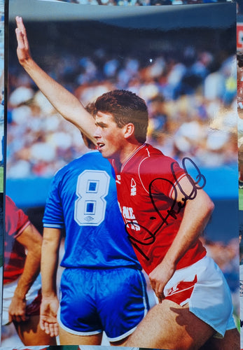 Nottingham Forest signed photo Neil Webb