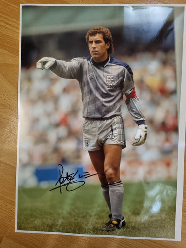 Signed Peter Shilton England Photo