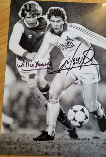 Signed Willie Young and Tony Woodcock