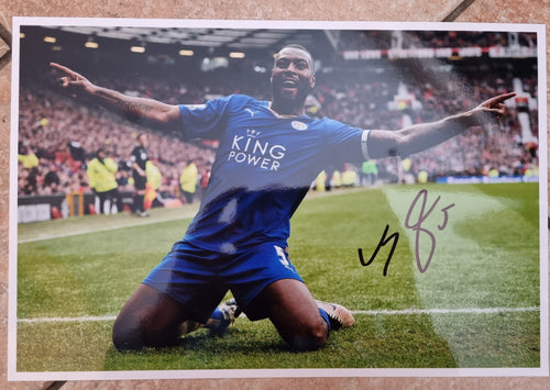 Signed Leicester City Wes Morgan